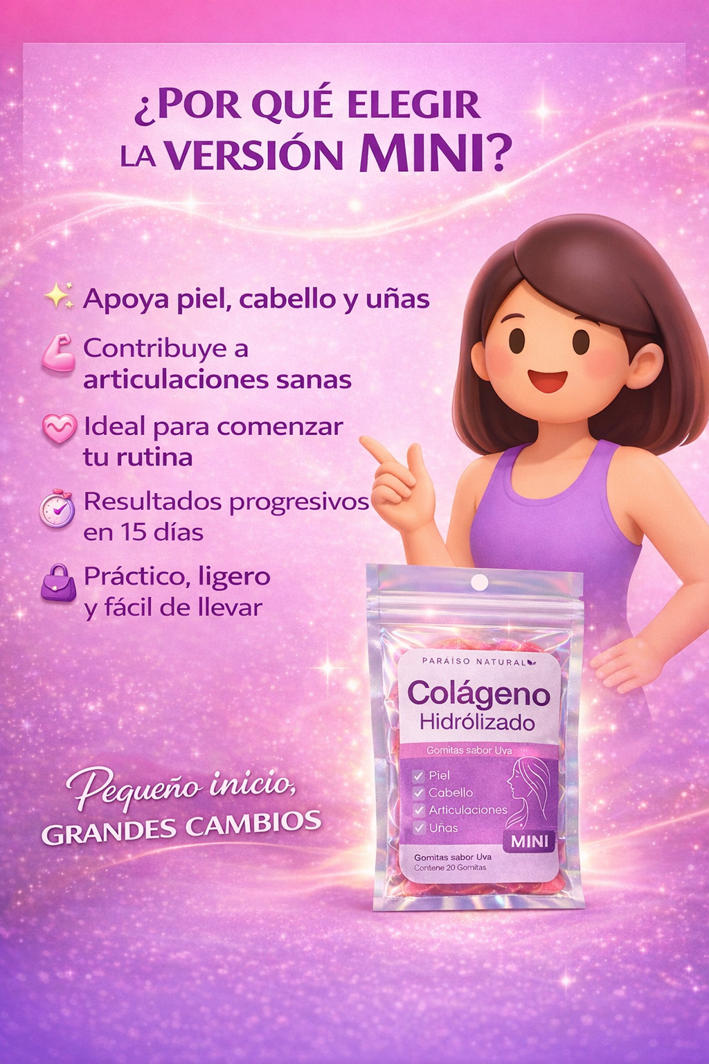 Gomitas. BBP Mini Colágeno Bolsita C/30