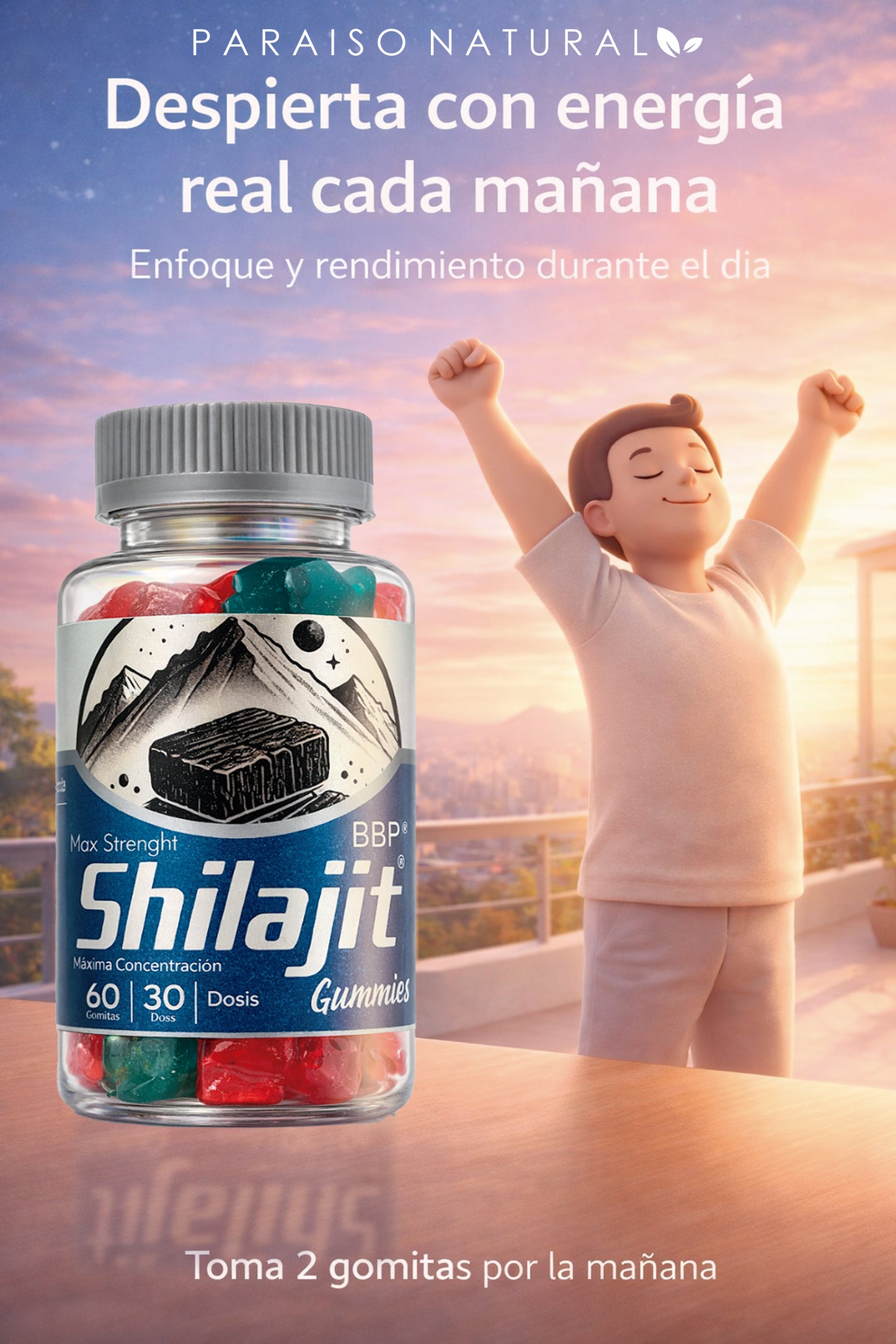 Gomitas.Shilajit BBP c/60 ❄️⚡