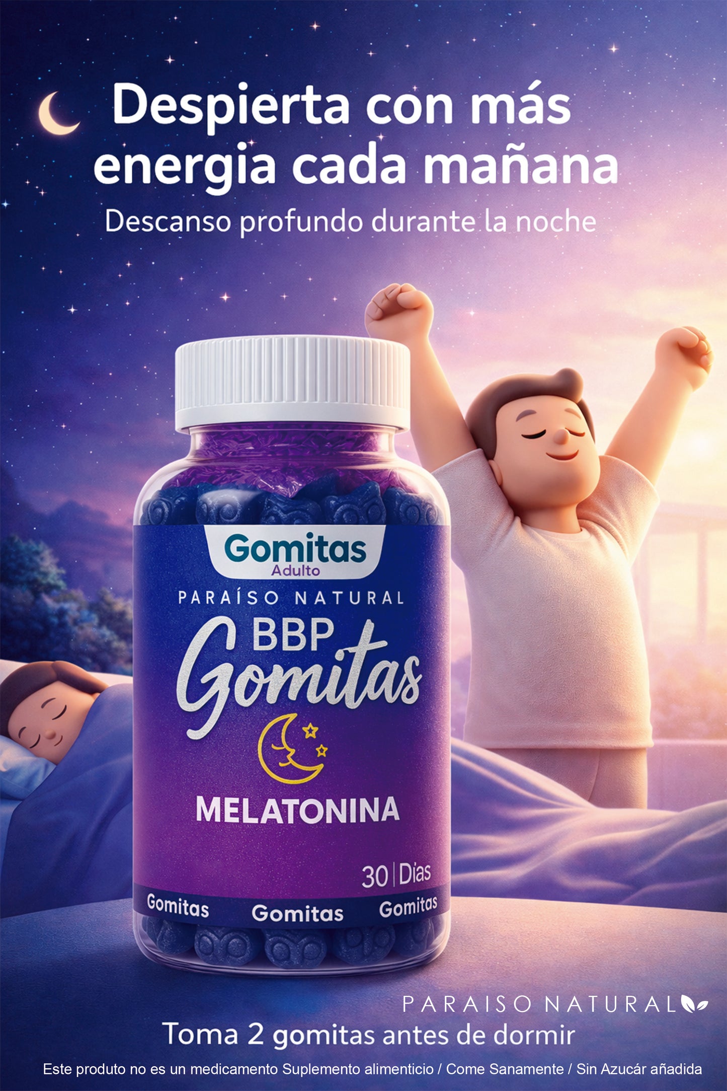 Gomitas. Melatonina C/60 BBP 😴