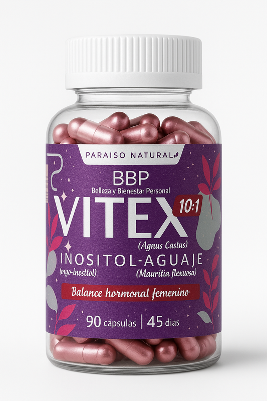 Capsulas. Vitex , Inositol + Aguaje C/60