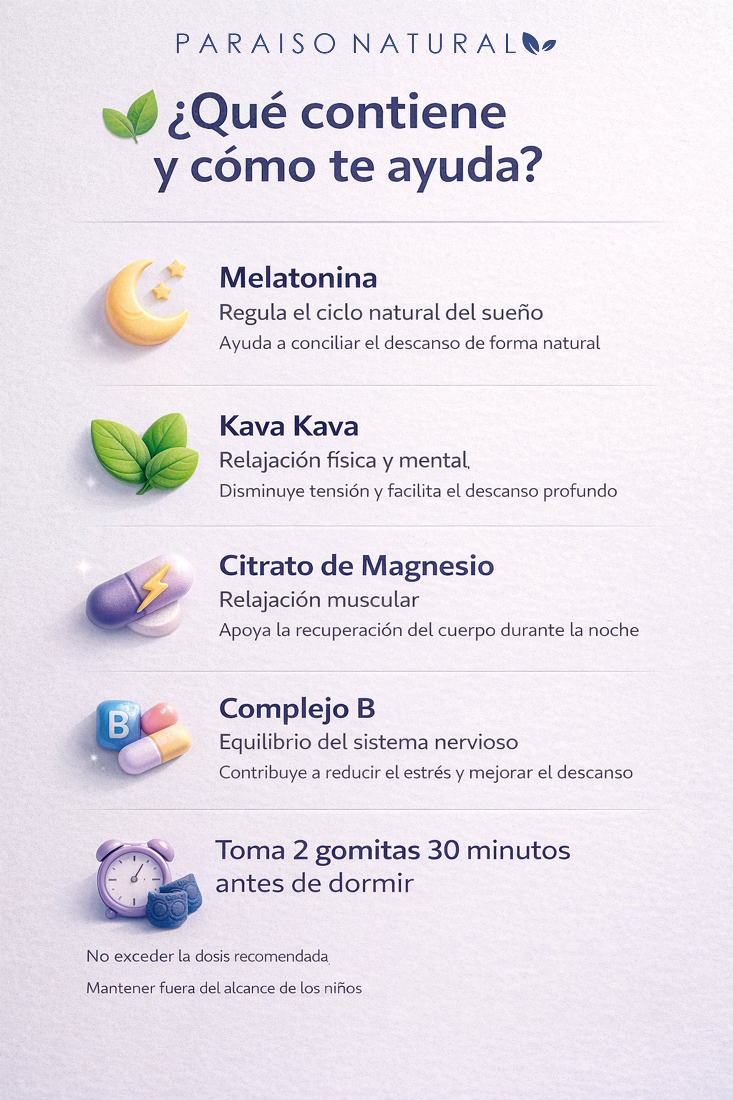 Gomitas. Melatonina C/60 BBP 😴