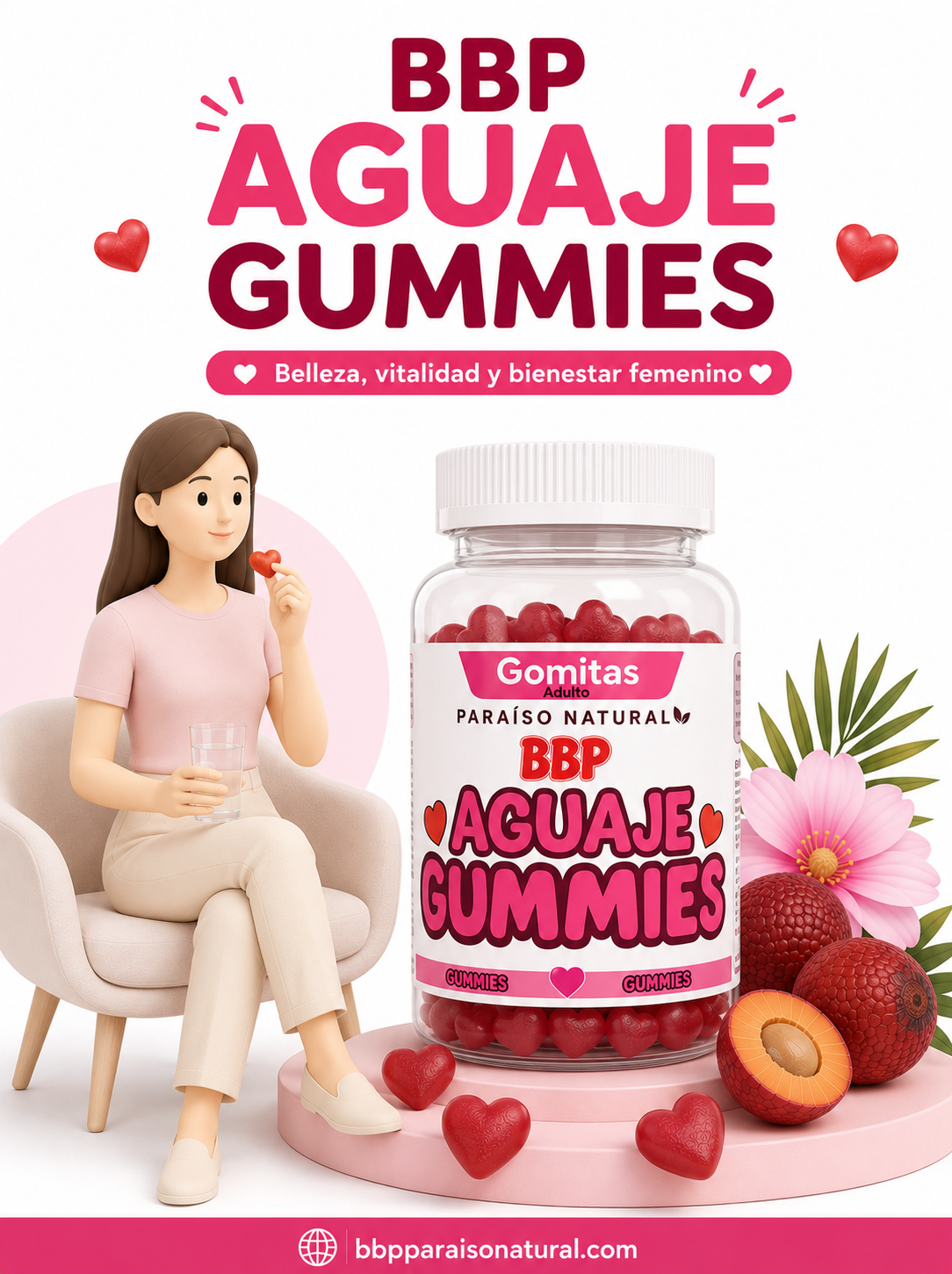 Gomitas. Aguaje Gummi C/60