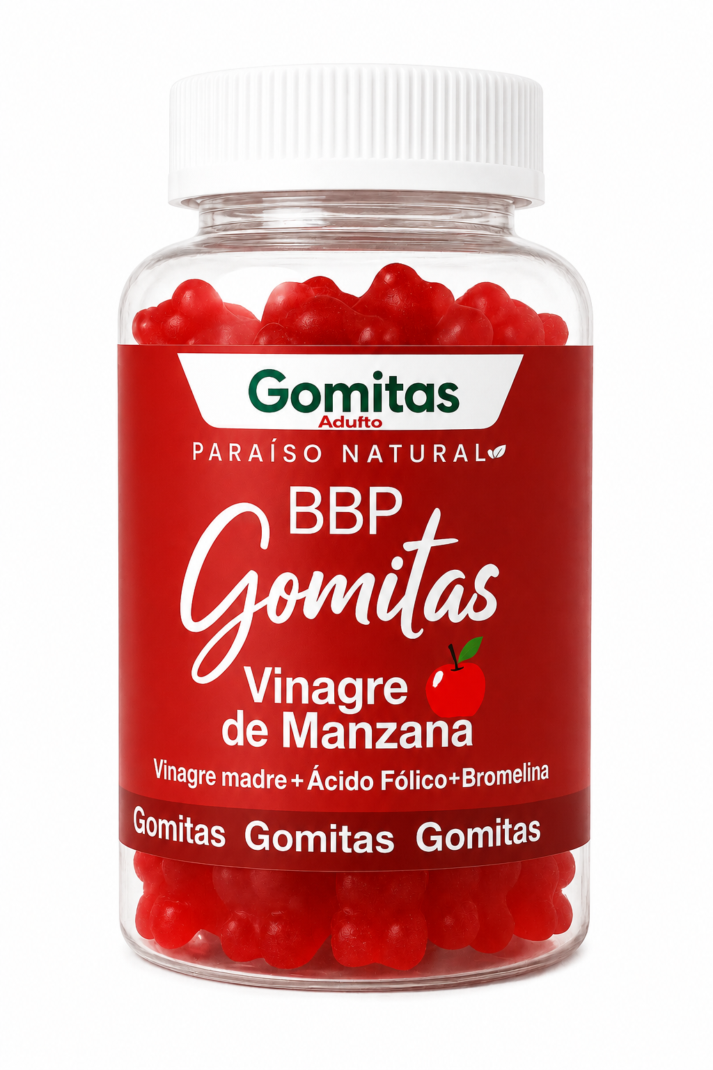 Gomitas. Vinagre de Manzana C/60